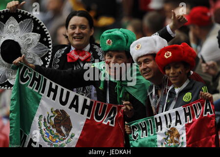 Kazan, Russia. Il 24 giugno 2017. XXXXXXX durante una partita tra il Messico e la Russia nel terzo round del 2017 Confederations Cup, questo Sabato (24th), tenutasi a Kazan Arena Stadium di Kazan, la Russia. (Foto: Rodolfo Buhrer/La/Imagem Fotoarena) Foto Stock