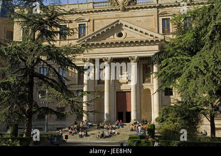 Plaza Anaya, Colegio de Anaya, Salamanca Castiglia e Leon, Spagna, Foto Stock