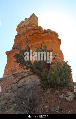 Palo Duro Canyon faro Foto Stock