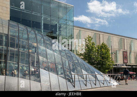 St Enoch subway ingresso,St Enoch Square,Glasgow, Scotland, Regno Unito Foto Stock