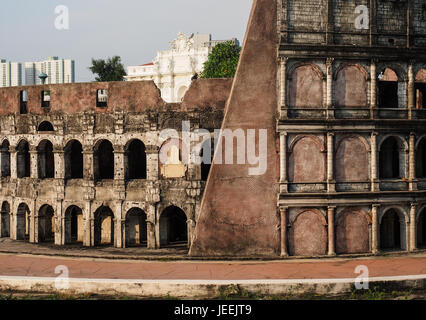 Modello in miniatura del Colosseo o il Colosseo, anfiteatro di Roma, Italia Foto Stock