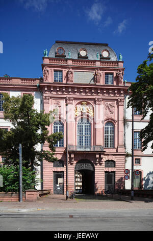 Palazzo di Darmstadt, parte dell'Università di Darmstadt di tecnologia, Darmstadt, Hesse, Germania, Europa mi Darmstädter Residenzschloss heute Teil der Tec Foto Stock