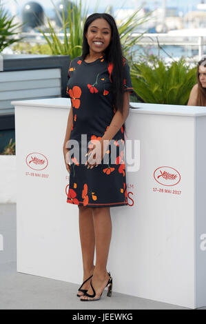 Settantesimo annuale di Cannes Film Festival - "Tempo" - Photocall con: Taliah Webster dove: Cannes, Francia Quando: 25 maggio 2017 Credit: IPA/WENN.com * * disponibile solo per la pubblicazione in UK, USA, Germania, Austria, Svizzera** Foto Stock