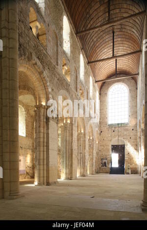 Bernay Abbey (Abbaye Notre-dame de Bernay), Eure, Nromandy, Francia Foto Stock