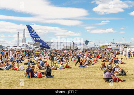 Salon International de l'aéronautique et de l'espace de Parigi-Le Bourget Salon du Bourget - Paris Air Show Foto Stock