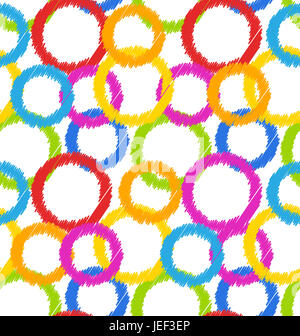 Illustrazione perfetta Texture geometrica, sfondo colorato - Foto Stock