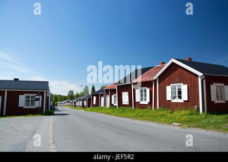 Gammelstad è il vecchio centro della città North-Swedish di Lulea in provincia di Norrbotten. Il villaggio chiesa appartiene al mondo herita culturale Foto Stock