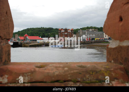 Scozia una vista della Baia di Oban Argyll and Bute Western Scotland Regno Unito. Prese Giugno 2017 Foto Stock