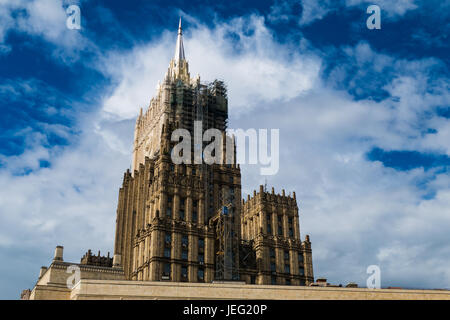 L'edificio del Ministero degli Esteri a Mosca Foto Stock