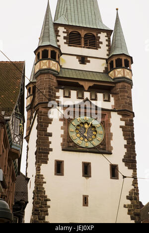 Martinstor, Freiburg im Breisgau, Germania Foto Stock