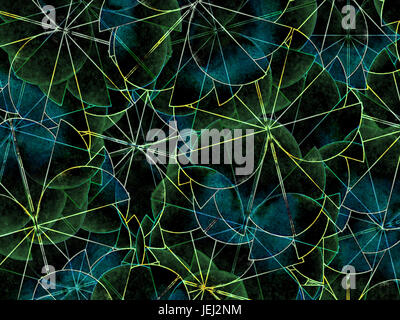 Forme astratte sfondo Foto Stock