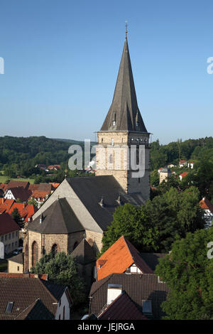 Chiesa parrocchiale di Santa Maria in Warburg Foto Stock