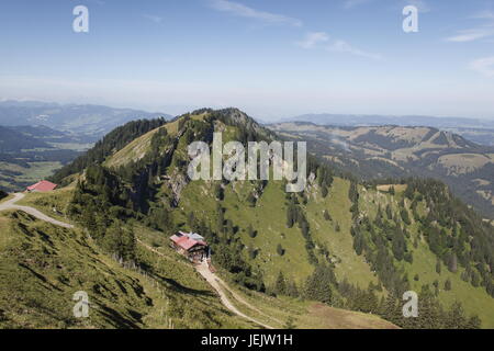 Vista dal Monte Hochgrat Foto Stock