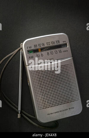 Vintage FM AM Radio portable, India, Asia Foto Stock