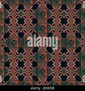 Arabesque pattern astratti Foto Stock