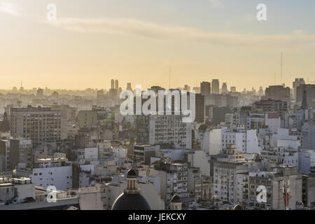 Vista aerea di Buenos Aires Argentina Foto Stock