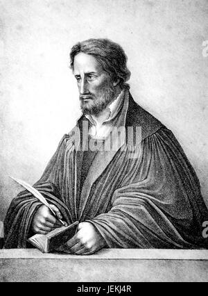 Filippo MELANTONE ( 1497-1560) Tedesco teologo luterano Foto Stock