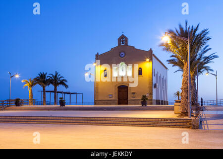 Chiesa Ermita de Nuestra Señora del Carmen in Isla Plana, nella regione di Murcia, Spagna Foto Stock