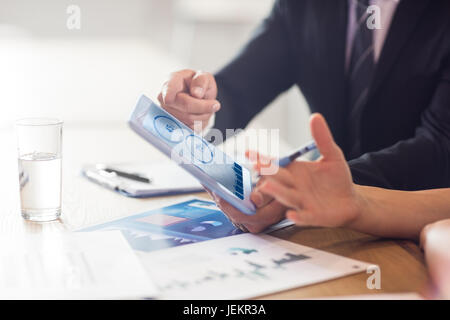 Immagine composita di dati blu Foto Stock