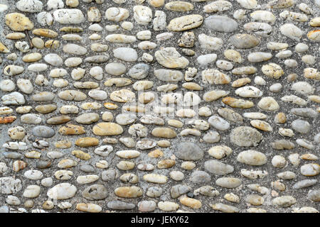 Percorso a piedi rivestiti con pietre Foto Stock