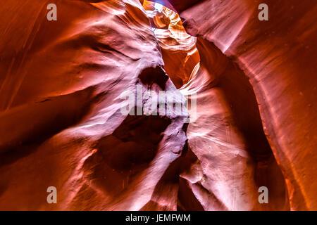 Abbassare Antelope Canyon in Arizona Foto Stock