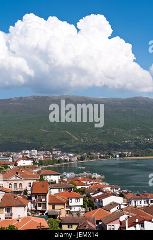 Bellissima giornata a Ohrid Foto Stock