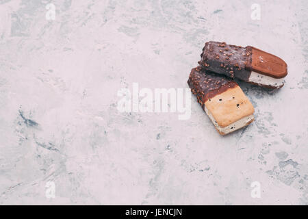 Due ice-cream sandwich Foto Stock