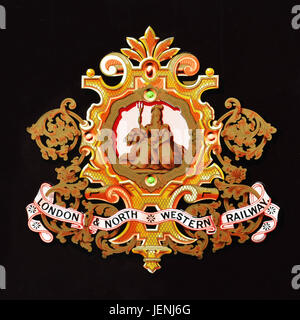 London & North Western Railway Crest Foto Stock