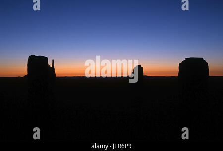 Il Monument Valley, Arizona, Stati Uniti, STATI UNITI D'AMERICA Foto Stock