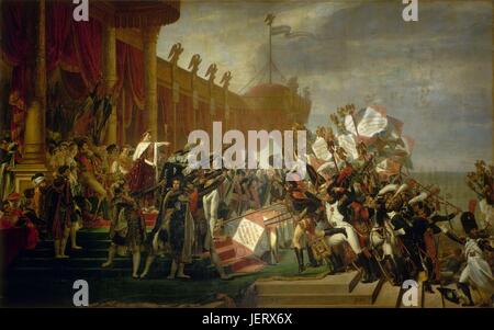 Jacques-Louis David (1748-1825) Ecole française Serment de l'Armée fait à l'Empereur après la distribuzione des Aigles au Champ de Mars (5 décembre 1804) 1810 Huile sur toile (6,10 x 9,31 m.) Versailles, Châteaux de Versailles et de Trianon Foto Stock