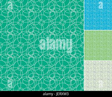 Coperchio, astratta, anelli, cerchi, pattern, seamless, geometrici, sfondo, Illustrazione Vettoriale