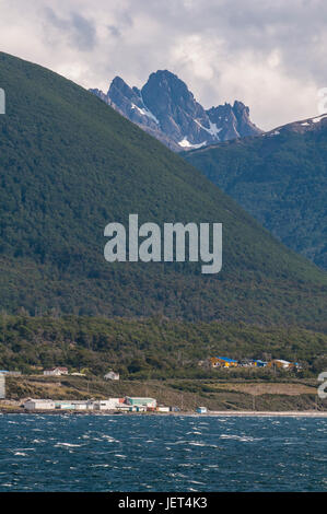 Puerto Wlliams, Canale del Beagle, Tierra del Fuego, Cile, Sud America Foto Stock