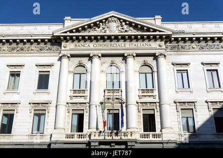 L'Italia, Lombardia, Milano, Banca Commerciale Italiana in Piazza della Scala Foto Stock
