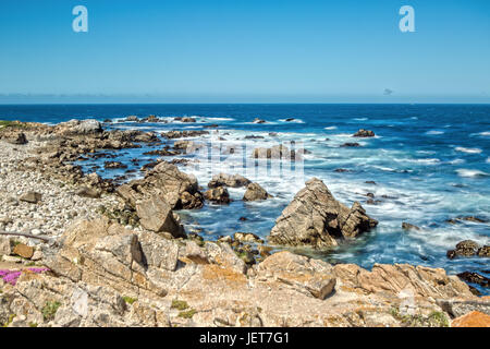 17 Mile Drive presso l'autostrada 1 in California Foto Stock