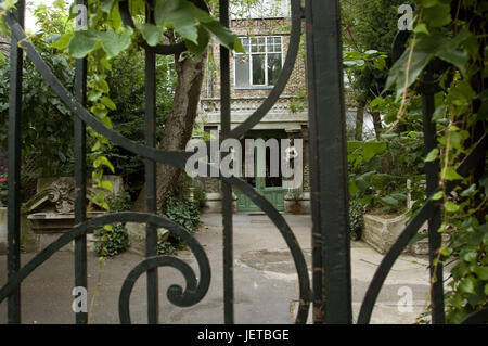 Francia, Parigi, Vaugirard, Ruche, passaggio Dantzig, recinto, dettaglio Foto Stock