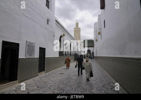 Mausoleo di Moulay Idris, Moulay Idris, Marocco, Africa Foto Stock