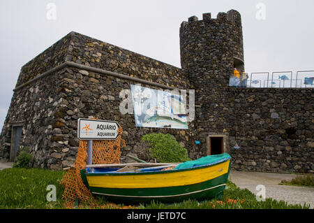 Oar scarpone prima la fortezza di Porto Moniz, Madera, Foto Stock