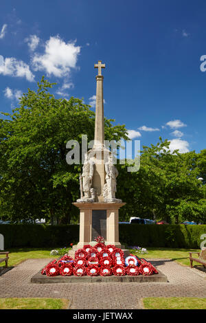 War Memorial Builth Wells Powys Wales UK Foto Stock