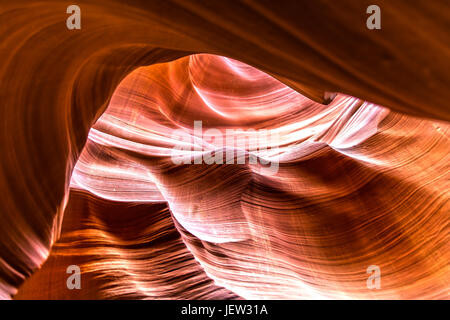 Abbassare Antelope Canyon in Arizona Foto Stock