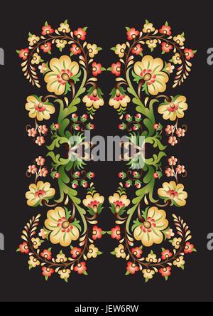 Antique, islamica, pattern, vettore, border, ornamenti, ripetizione, bella, Illustrazione Vettoriale