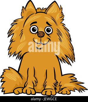 Cane peloso Illustrazione Vettoriale