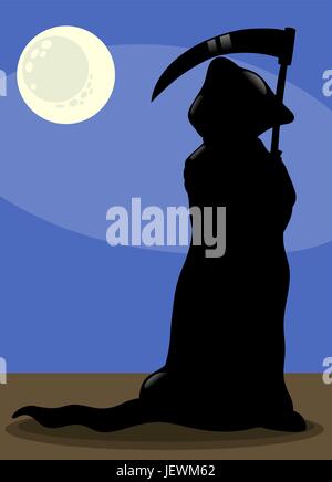 Notte di grafica Illustrazione Vettoriale