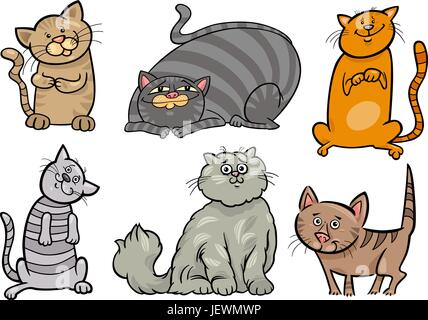 Il gatto domestico ridere Illustrazione Vettoriale