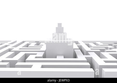 Immagine composita del maze Foto Stock