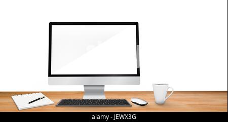 Immagine composita della scrivania virtuale Foto Stock