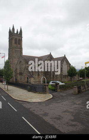 Belfast, Regno Unito. Il 28 giugno, 2017. Cieli grigi su Belfast. © Keith Larby/Alamy Live News Foto Stock