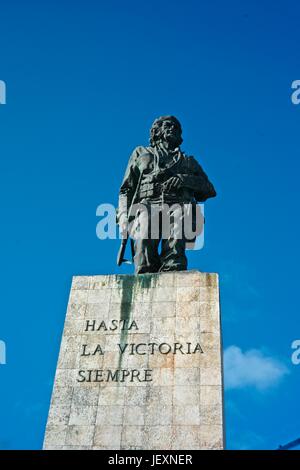 Che Guevara Memorial statua sulla Plaza de la Revolucion a Santa Clara, Cuba. Foto Stock