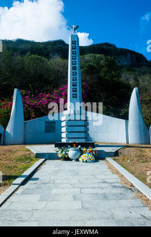 Worldwar II memorial, Saipan, Marianne settentrionali, Pacifico centrale Foto Stock