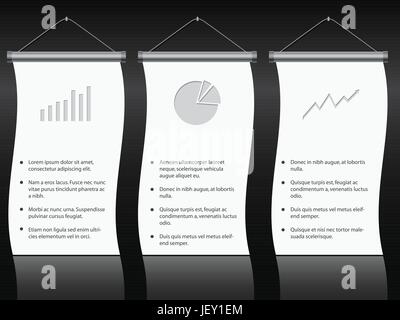 Mostra presentazione Illustrazione Vettoriale
