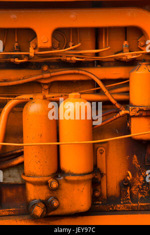 Antiquariato del motore del trattore, grande Oregon Steam-Up, antichi Powerland, Brooks, Oregon Foto Stock